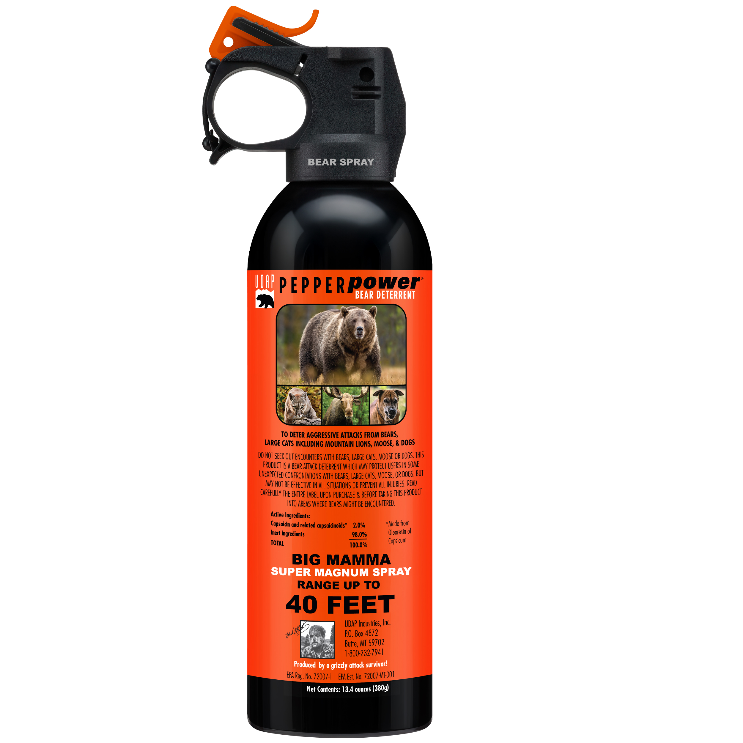 #18 Super Magnum Bear Spray 13.4oz -380g (Can Only)